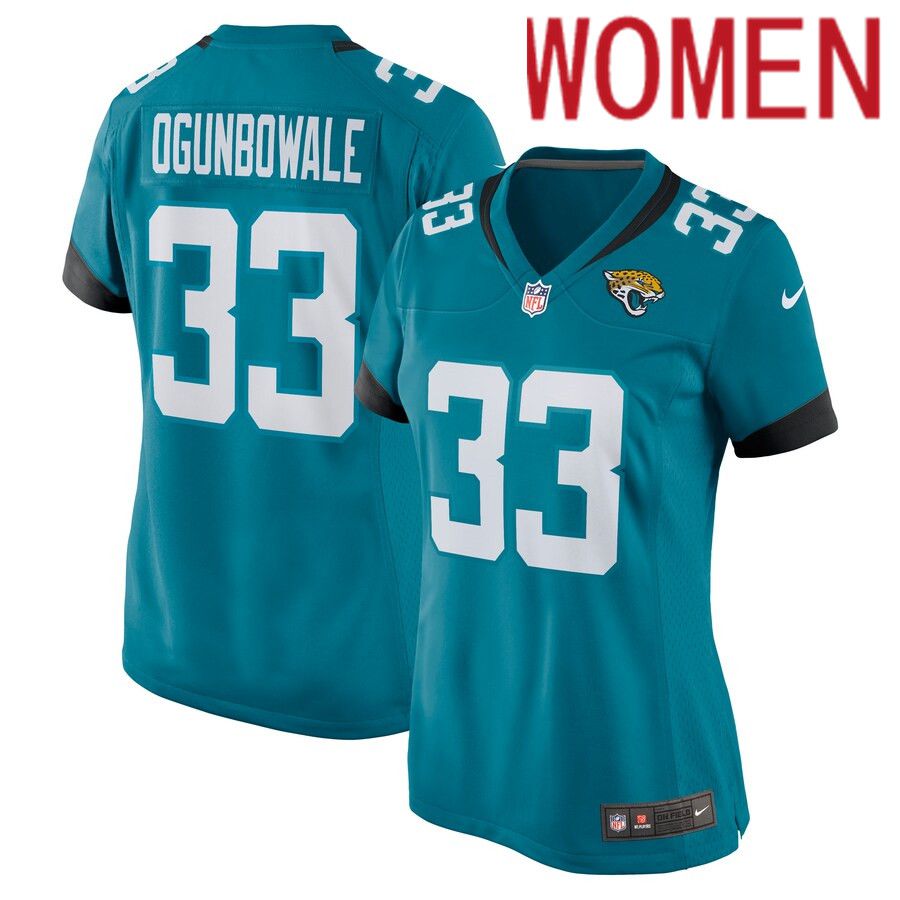 Women Jacksonville Jaguars 33 Dare Ogunbowale Nike Green Nike Game NFL Jersey